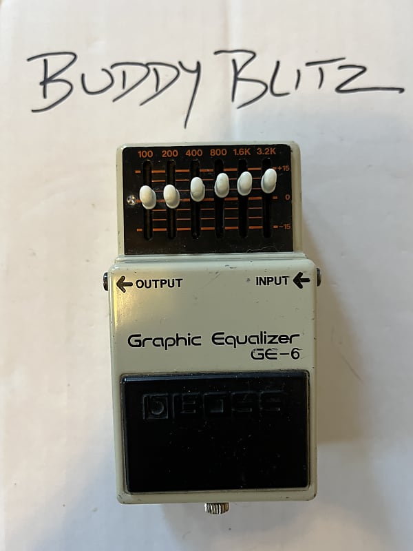 Boss GE-6 Graphic Equalizer | Reverb