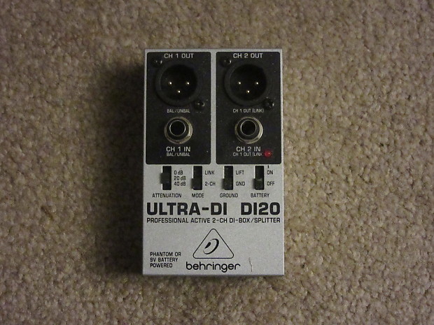 Behringer Ultra-DI DI20 2-Channel Active Direct Box / Splitter image 1