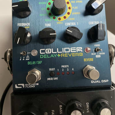 Source Audio SA263 Collider Delay + Reverb  2010s - Blue for sale