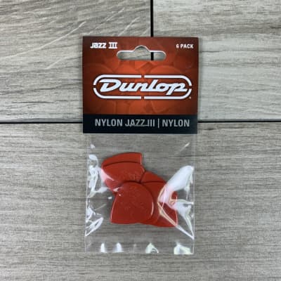 Dunlop Jazz III Nylon Picks, 6-Pack image 1