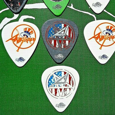 ANTHRAX expanded 7-guitar pick SELECTION - BRAND NEW for sale