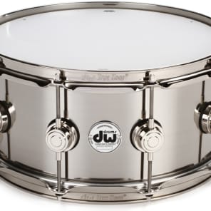 DW Collector's Series Steel 6.5 x 14 inch Snare Drum - Polished image 8