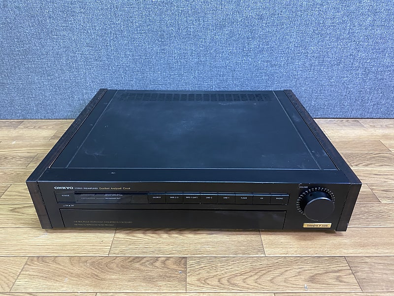 ONKYO アンプ Integra P 308 Onkyo P-308 Integra Stereo Black Preamplifier Control