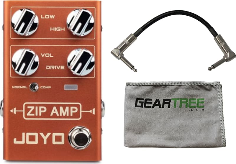 Joyo R Series R-04 Zip Amp Overdrive Pedal w/ Geartree Cloth and Cable image 1