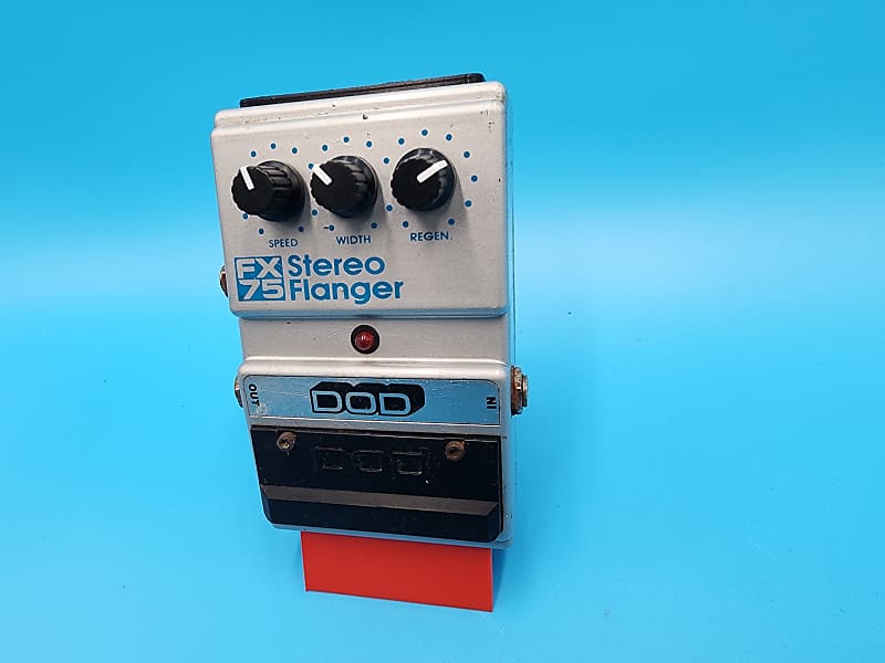 ブランド購入サイト DOD 1987 Vintage FX75 Pedal Effect Guitar Flanger Stereo ギター