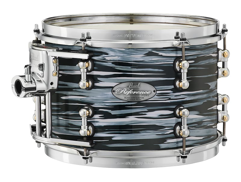 Pearl Music City Custom 16"x14" Reference Pure Series Tom CLASSIC BLACK OYSTER RFP1614T/C495 image 1