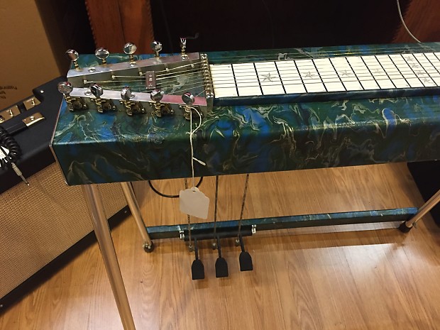 Vintage 1980 s Little Buddy S10 10 String Pedal Steel Guitar 3 Pedals 1 Knee w Case