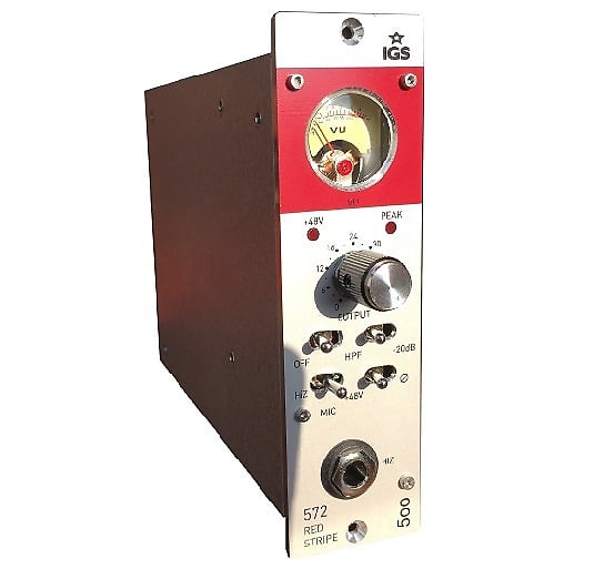 IGS 572 Red Stripe 500 Series Preamp image 1