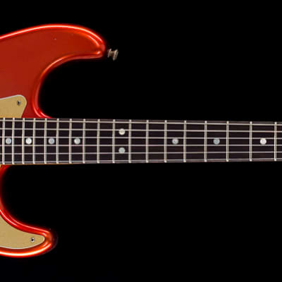 Fender Custom Shop 2019 Limited Big Head Strat Journeyman Relic Aged Candy Apple Red (794) image 4