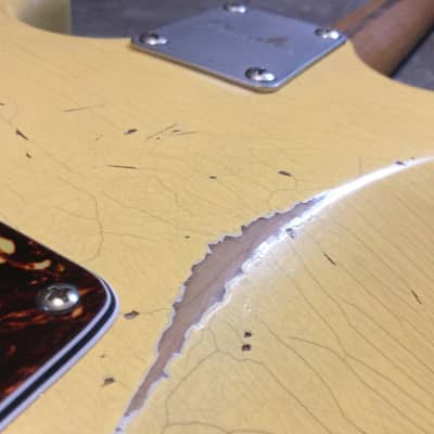 Relic Fender Strat (Partscaster)  Electric Guitar with Roasted Maple neck by Nate's Relic Guitars image 5