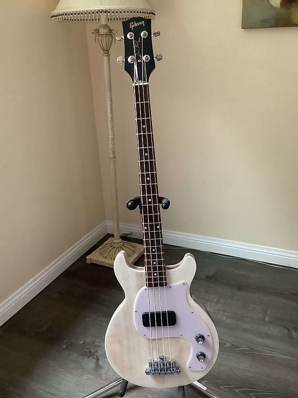 Gibson Les Paul DC Tribute Bass - Bleach Blonde image 1
