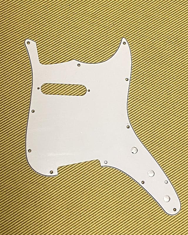 MM304 WD 3ply White Fender Musicmaster USA Guitar Pickguard Reverb