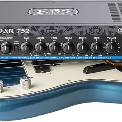 EBS Reidmar 752 RD752 750 watt 2 ohm Light Weight Bass Amplifier Head image 5