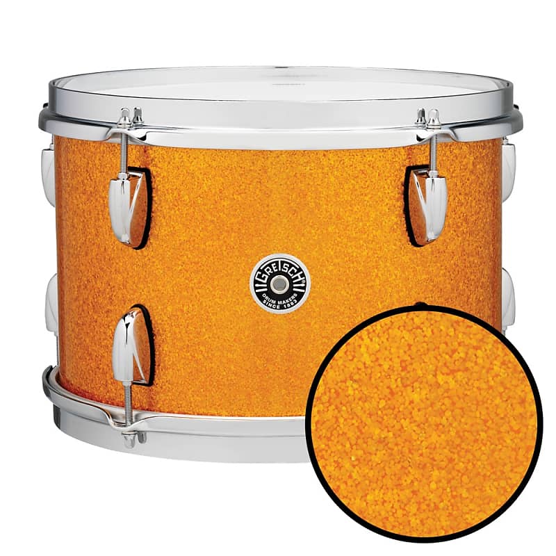 Gretsch Tom Tom USA Brooklyn 10x7 Gold Sparkle image 1