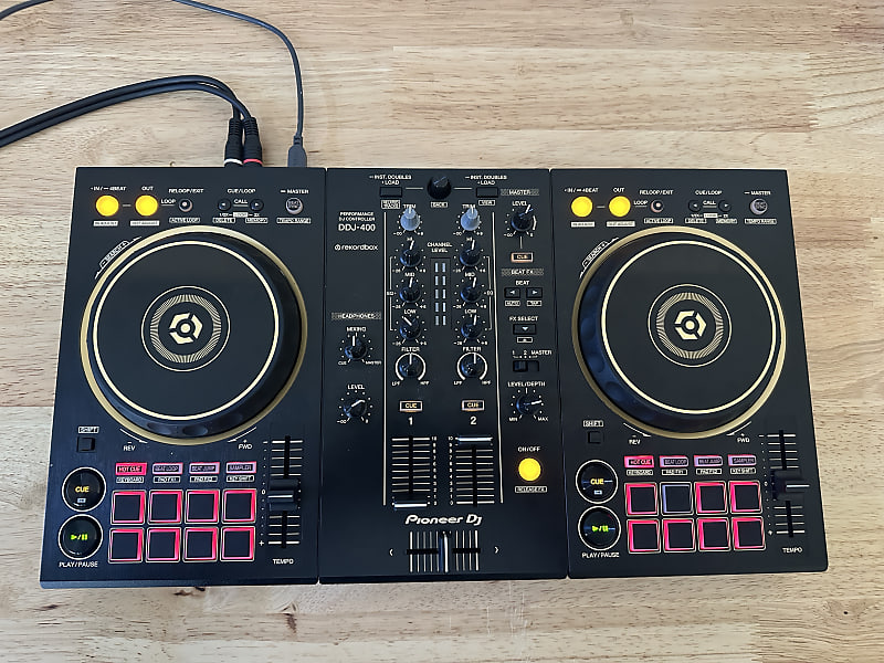 Pioneer DDJ-400 2021 - Black/Gold | Reverb