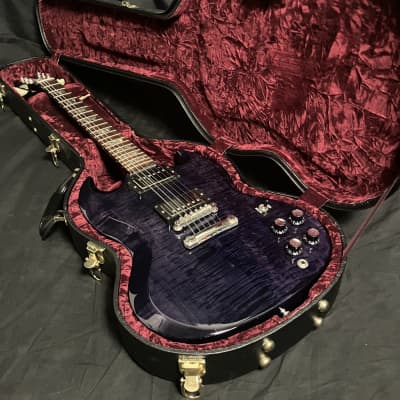 Gibson Custom Shop SG Elegant Figured Blue Tiger 2017