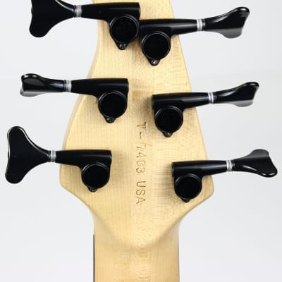 1999 Pedulla USA Thunderbolt 6-String Fretless Electric Bass Guitar | AAA Quilt Maple Body, Ebony Fingerboard, Bartolini Pickups! image 14