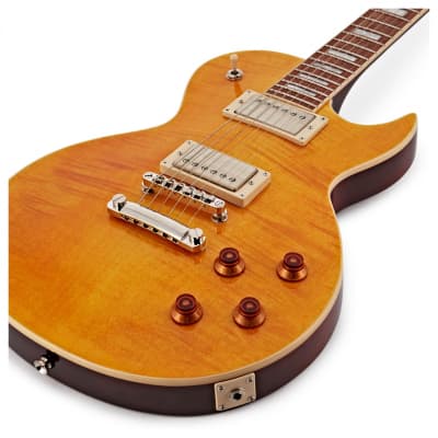 Cort CR250ATA CR Series, Flamed Maple Top, Mahogany Body & Neck, Antique Amber, Free Shipping. image 5