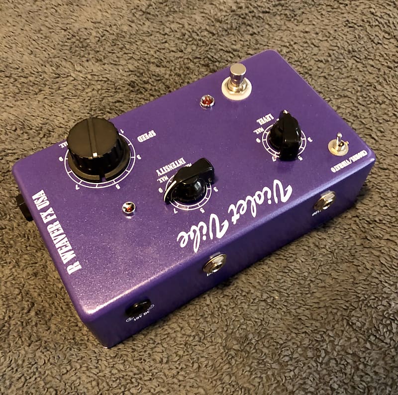 新品 未使用 R WEAVER FX Violet Vibe Uni Vibe R Weaver FX Midnight Vibe Uni-Vibe Pedal | Reverb