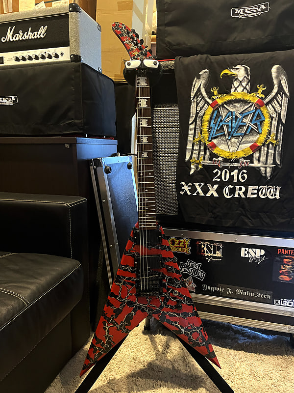 Edwards Kerry King KKV crackle Slayer Japan 90s by ESP with