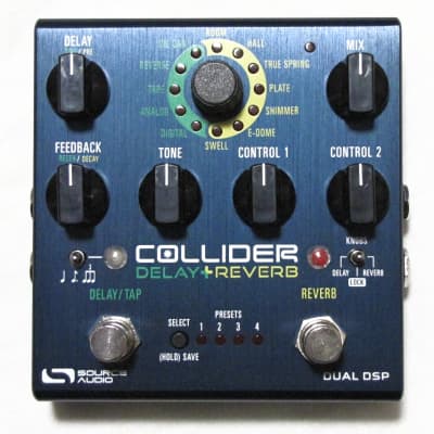 Used Source Audio SA263 Collider Delay Reverb Dual DSP Guitar Effects Pedal image 1