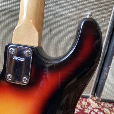 1970s Vibra Stratocaster, 3 colors sunburst image 10