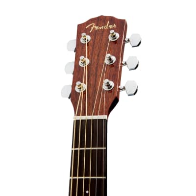 Fender CC-60S Concert Acoustic Guitar, Walnut FB, 3-Color Sunburst image 4