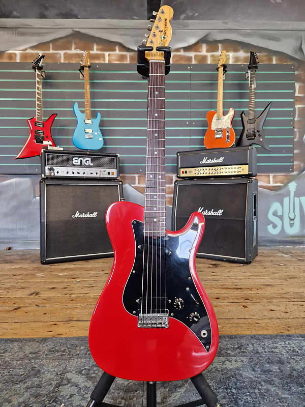 Fender Bullet 1 Deluxe Red 1981 Electric Guitar | Reverb