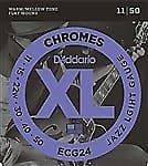 Electric Guitar Strings  D'Addario ECG24 Chromes  Jazz Light   1 Set image 1