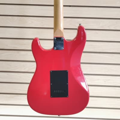Sierra Strat Copy Red Electric Guitar image 9
