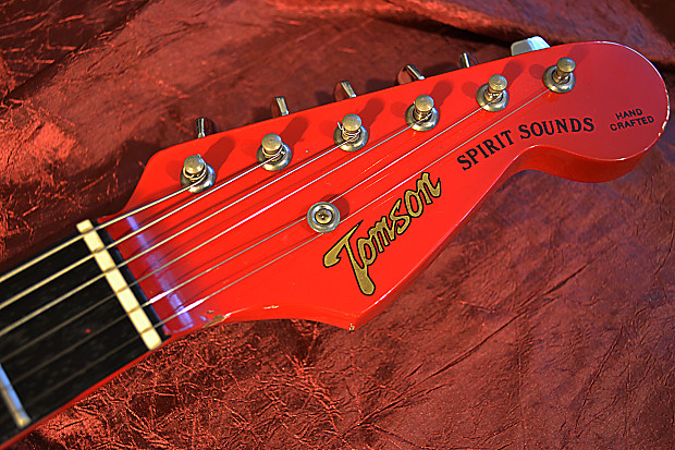 Tomson Spirit Sounds Stratocaster HSS Japan 1970 mid-1970s Red