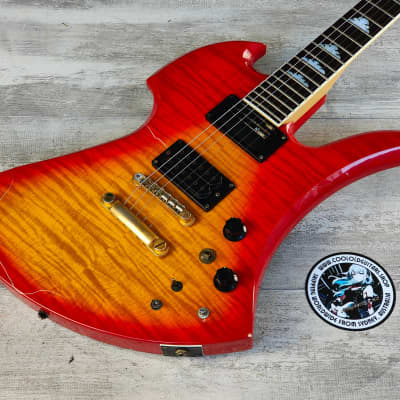 2001 Burny Hide (X Japan) MG-85X Mockingbird (Cherry Sunburst) | Reverb  Australia