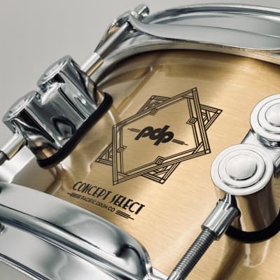 Pacific PDP Concept Select 3mm 5x14 Bell Bronze Snare Drum PDSN0514CS image 2