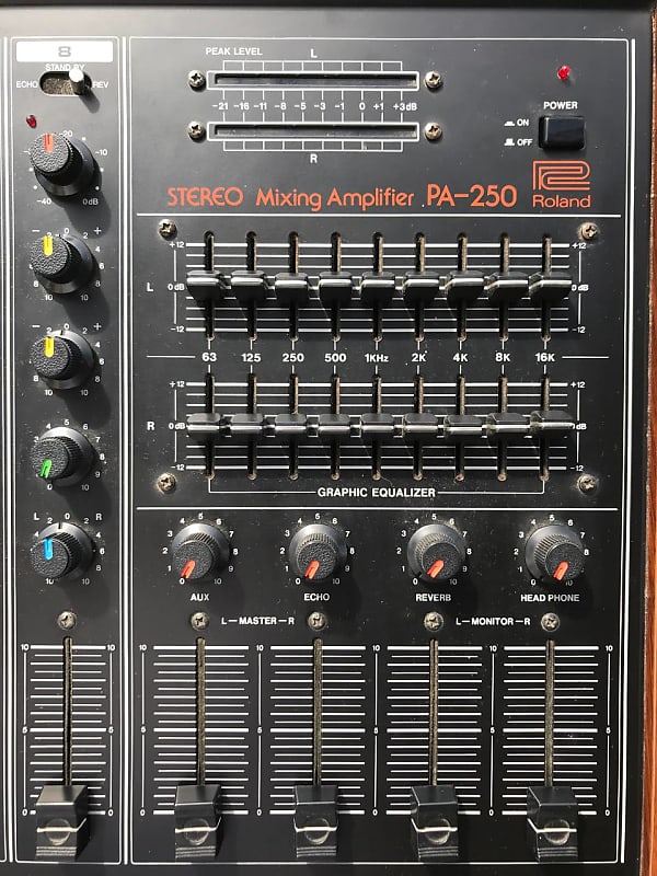 【希少】Roland ローランド mixing amplitier PA-250 Roland PA-250 Stereo Mixing Amplifier – Make Noise Pro Audio