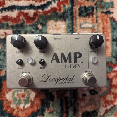 Amp Eleven by Lovepedal - Gold textured metal enclosure | Reverb