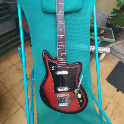 COLUMBUS 60s/70s Made in Japan (Teisco/ Mosrite/ Univox/Burns inspired). PROJECT guitar for sale