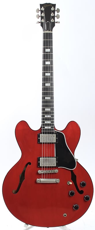 2000 Gibson ES-335 black binding block inlays ebony 2000 Gibson ES-335 black binding block inlays ebony