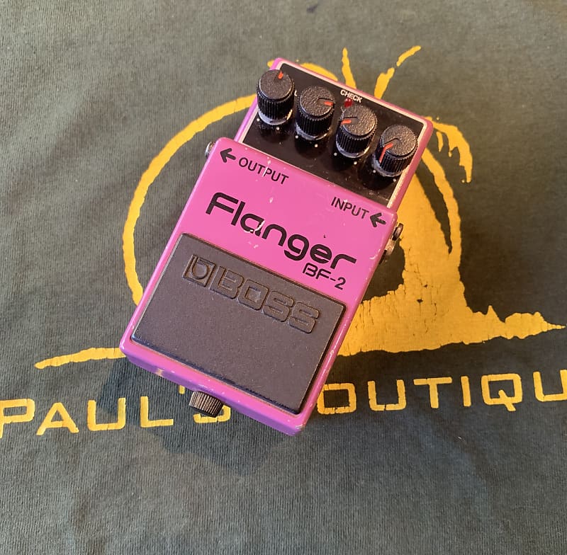 BOSS BF-2 Flanger 日本製 ACA仕様 緑ラベル Boss BF-2 Flanger 1984-1990 (Green Label) Made In Japan