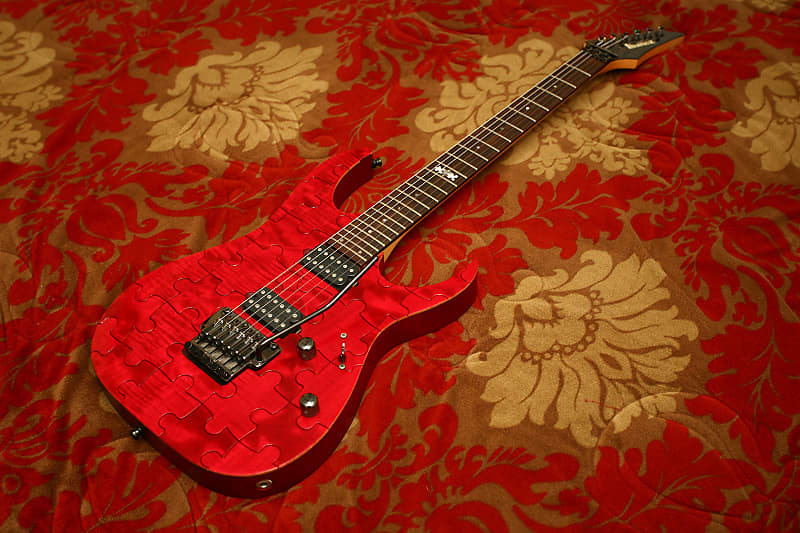Ibanez Prestige RG20062 Red Puzzle Top Limited Edition Only 60 Made Quilt  Flame RG 550 770 3120 652