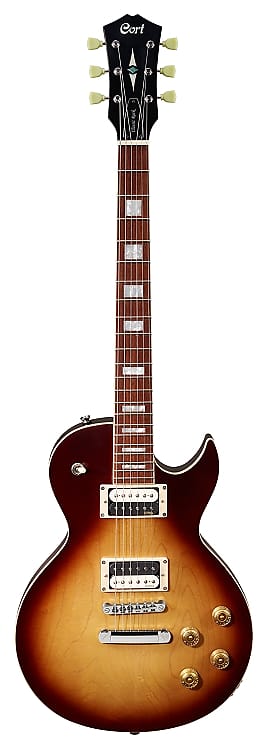 Cort CR Series CR300ATB Electric Guitar, EMG Pickups Aged Vintage Burst image 1