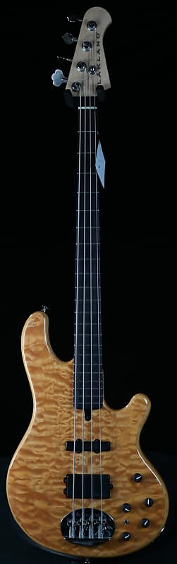 Lakland USA 44-94 Deluxe Quilted Maple Bass Guitar - Natural
