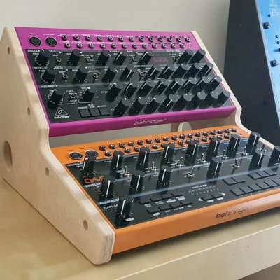 Behringer Crave, Edge & Spice - MDF Dual Stand From Synths And Wood image 2