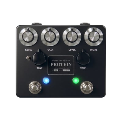 Reverb.com listing, price, conditions, and images for browne-amplification-protein-dual-overdrive-black