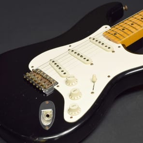Fender USA Custom Shop 1956 Stratocaster Relic Black image 1