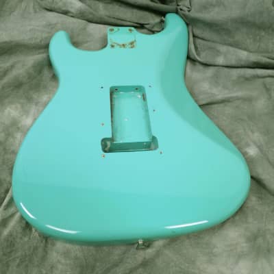 1980s Fender Stratocaster JV Reissue Body MIJ  - Seafoam Green image 5