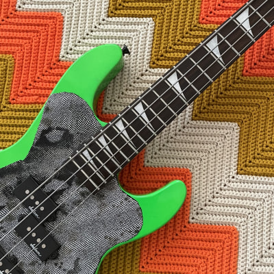 Jackson JS1X Minion 3/4 bass - Discontinued Neon Green Finish! - Great Mini Punk Bass! - image 4