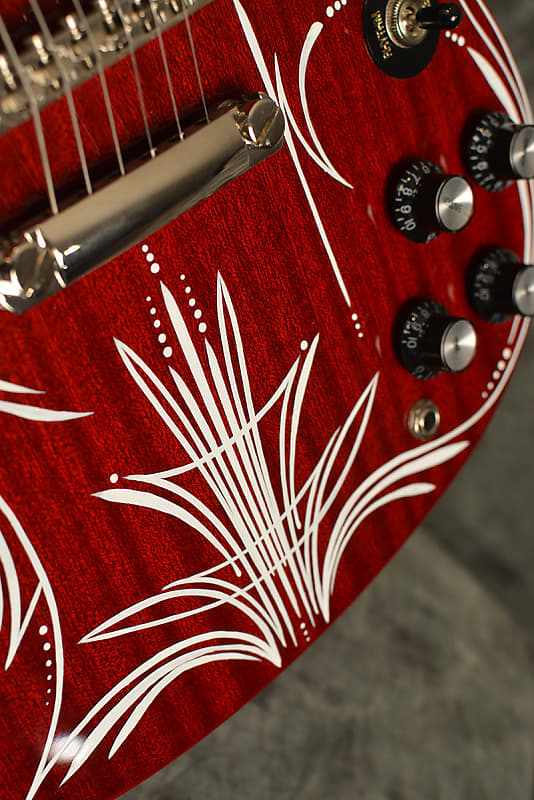 Epiphone G-400 SG Pro Cherry Custom Hot Rod Von Dutch Epiphone G-400 SG Pro Cherry Custom Hot Rod Von Dutch
