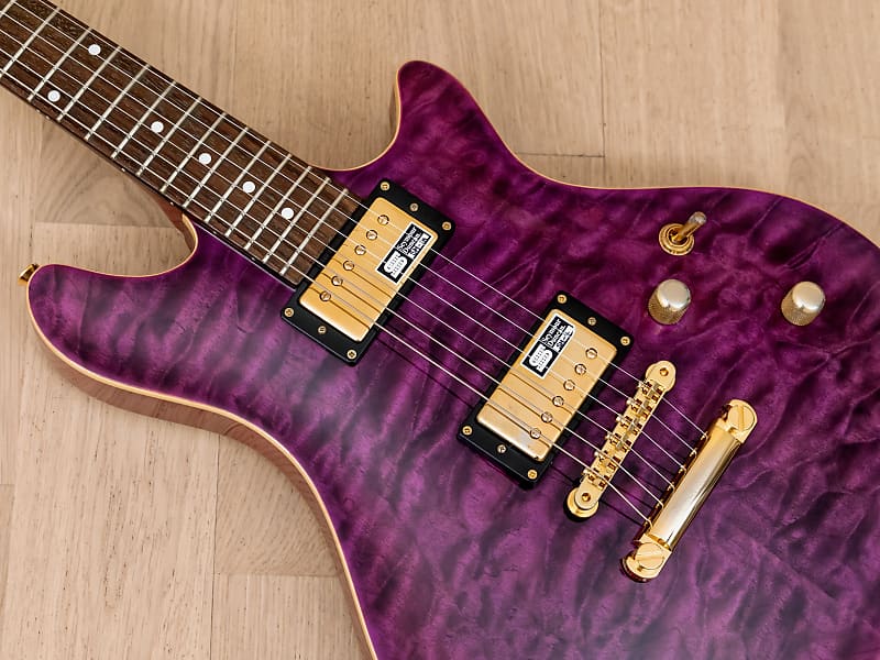 2014 Edwards by ESP E-PO-105D/QM Potbelly, See Thru Purple w