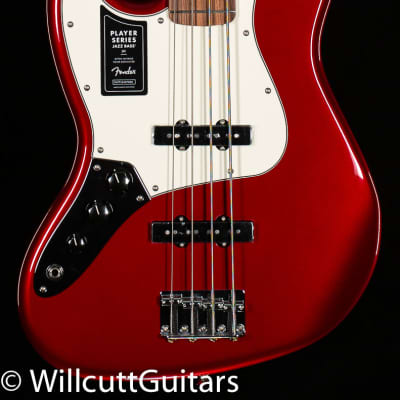 Fender Player Jazz Bass Pau Ferro Fingerboard Candy Apple Red Lefty (085) image 3