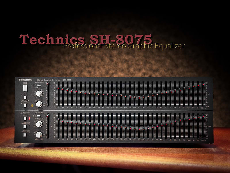Technics SH-8075 🌈MINT & RaRe🌈 Vintage Stereo Graphic Equalizer